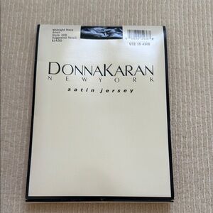 Donna Karan Label Tag - Midnight Navy and Cream